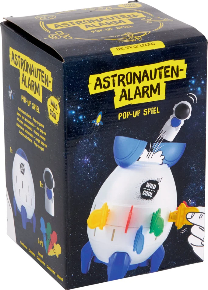 Astronauten-Alarm Pop-up-Spiel – Wild+Cool