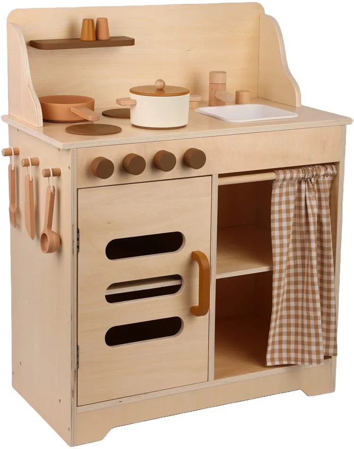 Atan Holzspielküche Terra inkl. Zubehör / Spielzeug Kinderküche / Spielkuche Holz