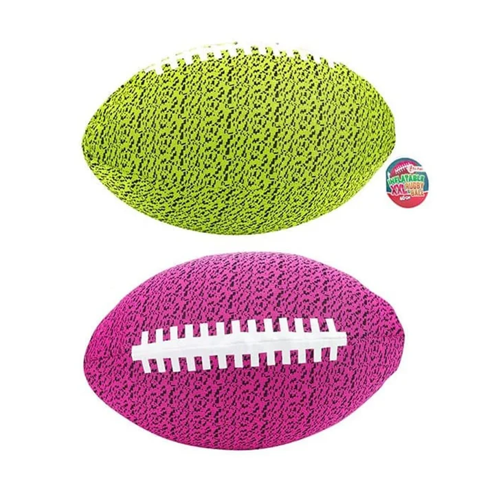 Aufblasbarer Stoffball XXL Rugby – 40 cm