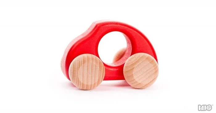 Auto Holzauto Spielzeugauto Modell Käfer – rot