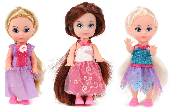 Baby Beau Mini Babypop Prinses, 11cm