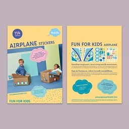 Badala Airplane Sticker