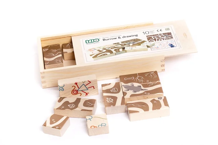 Bajo Burrow & drawings / Mysia dziura – ukladanka