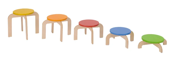 Balancier-Hockertreppe 5tlg.