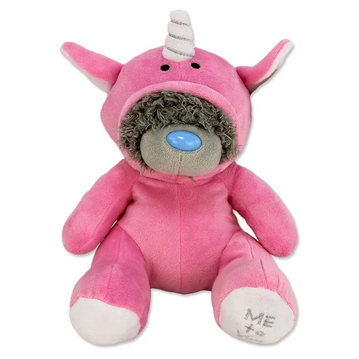 Bär Stofftier im Einhorn Kostüm – 23 cm