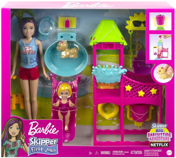 Barbie Skipper Eerste Baantje Waterpark