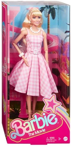 Barbie The Movie Pink Gingham Jurk Modepop