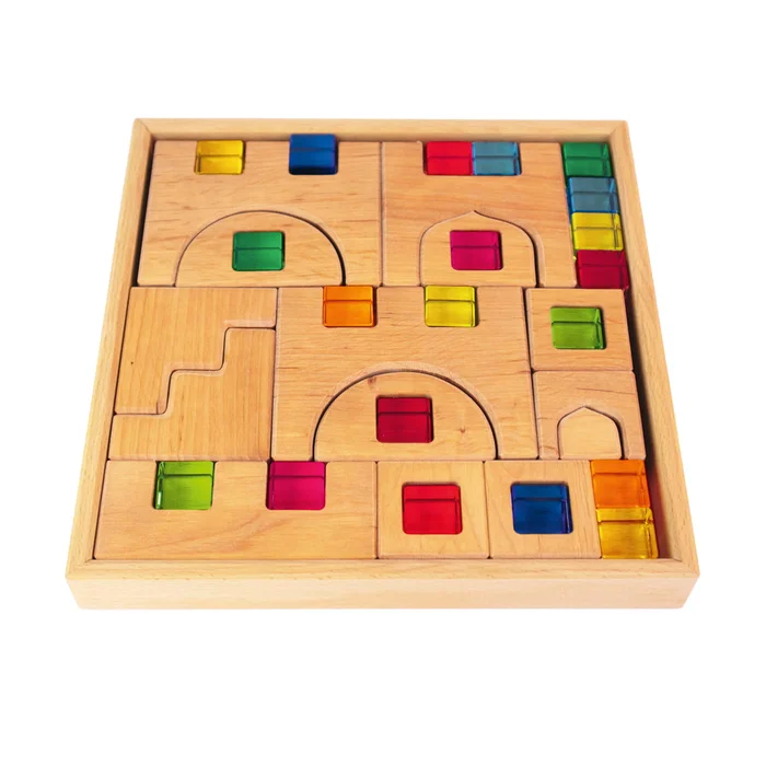 Bauspiel Lichtbauschloss 34 Teile