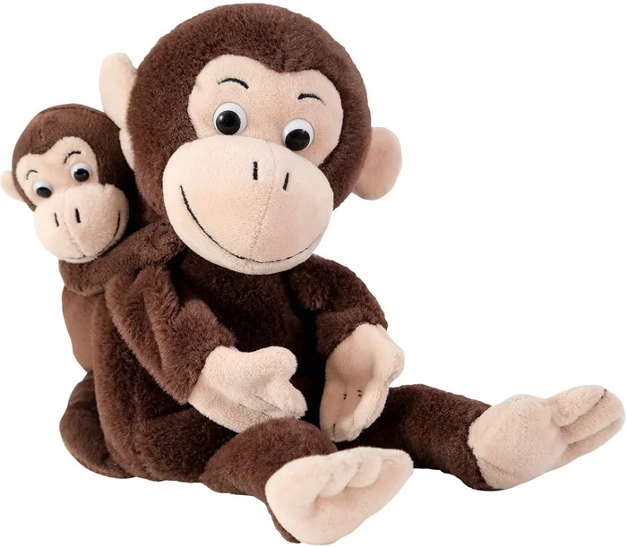 Beleduc 40440 – Mutter & Kind Handpuppe Cheeta & Bibi, Bewährt im Kindergarten