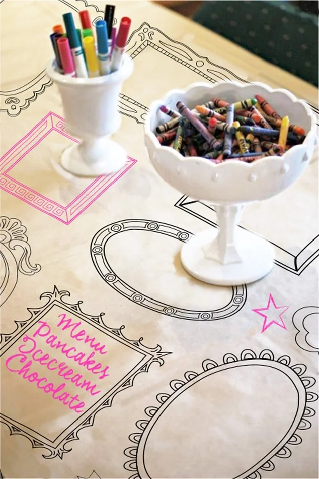 Beschrijfbaar Tafelkleed