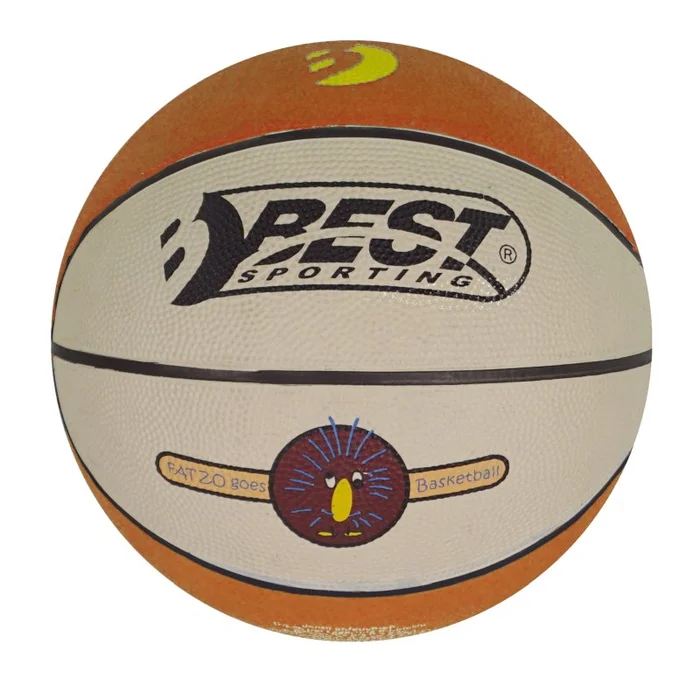 BEST Sporting – Mini Basketball dunkelbraun/cremefarben
