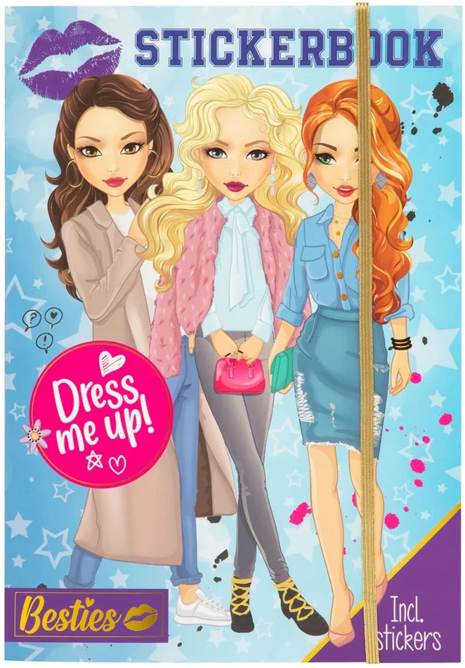 Besties Dress Me Up Stickerboek