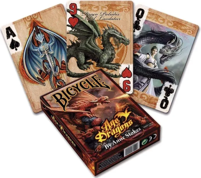 Bicycle Age of Dragons Playing Cards Stil beliebt