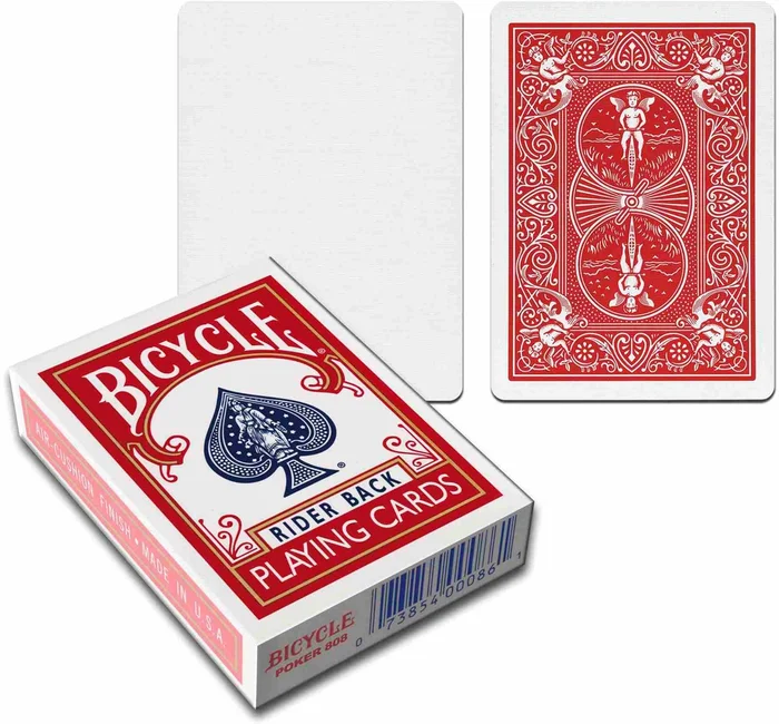 Bicycle Bicycle goochel/Magic Cards Rood/Blanco