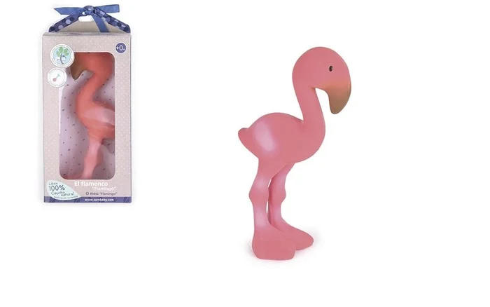 Bidedyr/badedyr fra Tikiri – Helstøbt – Flamingo