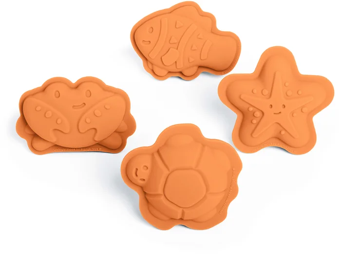 Bigjigs Apricot Orange Charakter Sandförmchen