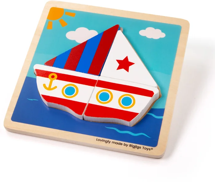 Bigjigs Chunky Lift Out Boot Puzzle