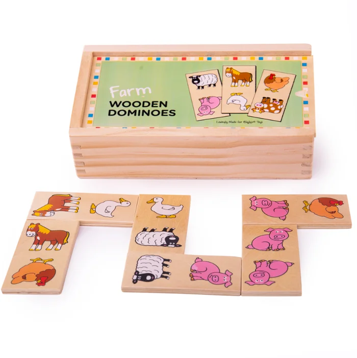 Bigjigs Dominos Bauernhof