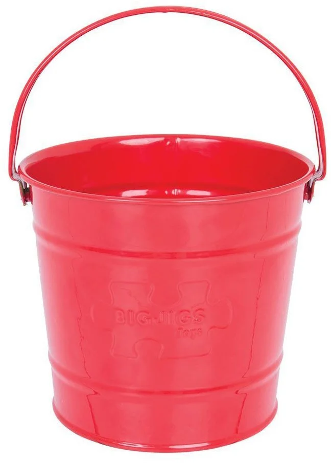 Bigjigs Metalleimer Rot