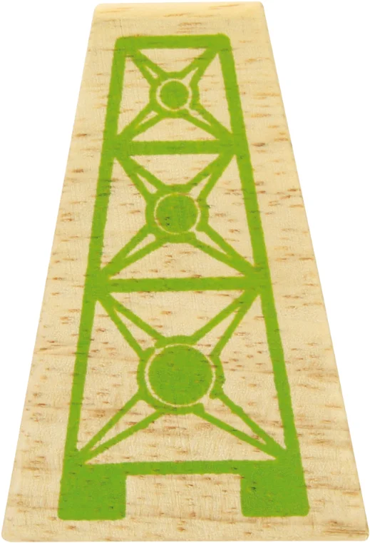 Bigjigs Rail >LOOSE TRACK High Level Block (12)