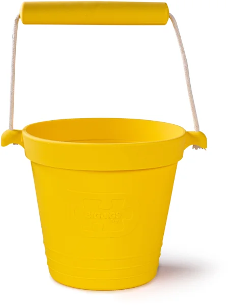 Bigjigs Silikoneimer – honiggelb