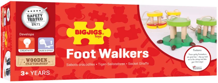 Bigjigs Toys Krokodil-Footwalkers