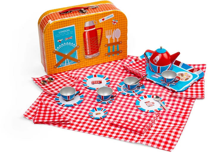Bigjigs Toys London Tin Tea Set