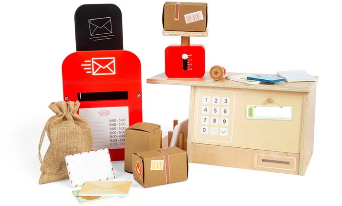 Bigjigs Toys Post Office Set