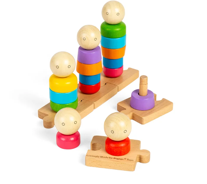 Bigjigs Toys Rainbow Family
