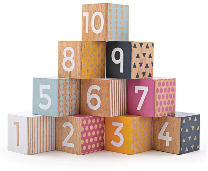 Bigjigs Zahlenblöcke aus Holz FSC 100%