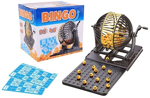 Bingo spel met 90 nummers