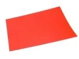 Blatt Fluor Kart.48X68Cm Rot