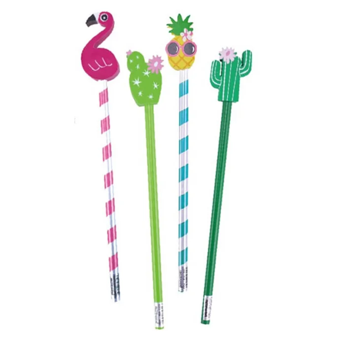 Bleistift mit Radiergummi Tropical, 1 Stk.