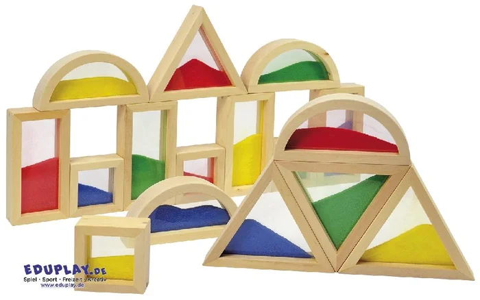 Blocks mit Sand, 16 Teile