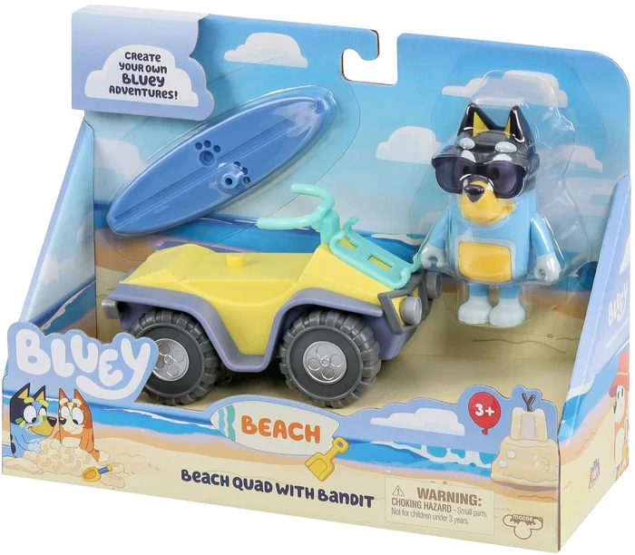 Bluey Beach Quad Speelfiguur