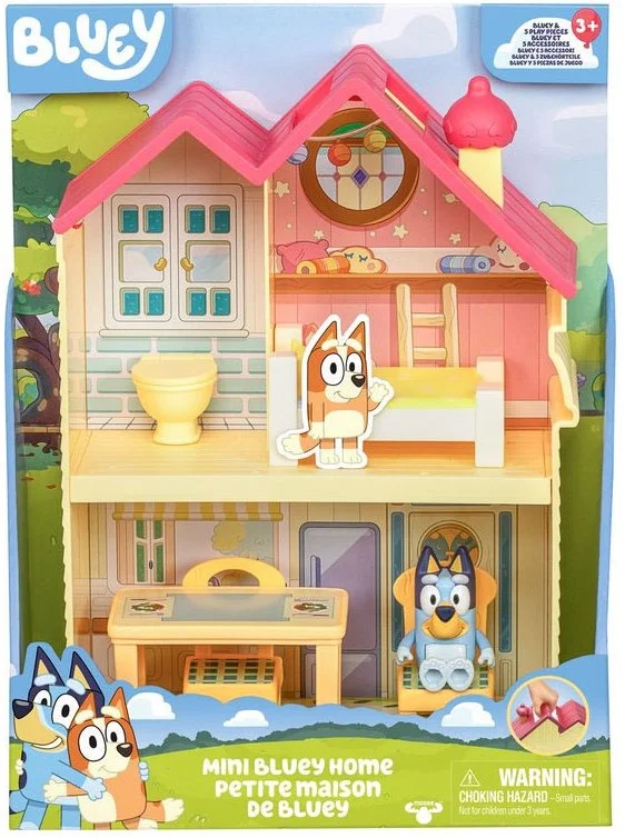 Bluey Mini Speelhuis met Meubels en Speelfiguur