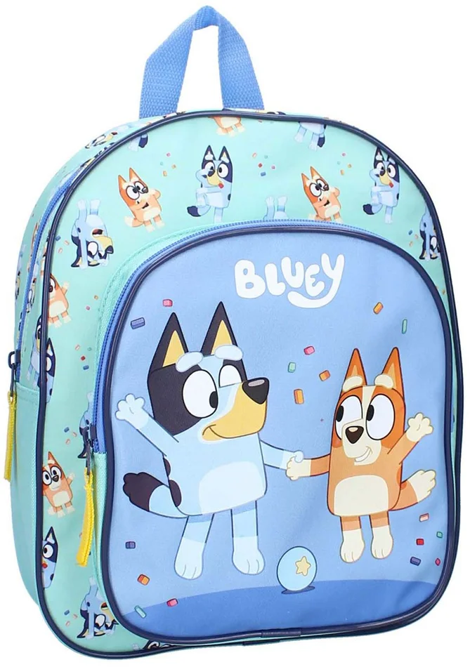 Bluey Rugzak Best Friends Fun Blauw