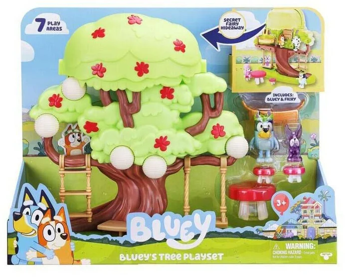 Bluey Spelen in de Boom Speelset, 6dlg.