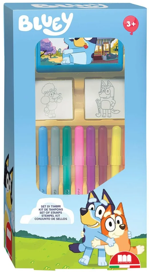 Bluey Stempelset met Viltstiften