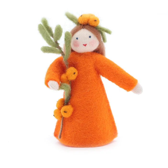 Blumenkind Jahreszeitentisch – Sanddornfee