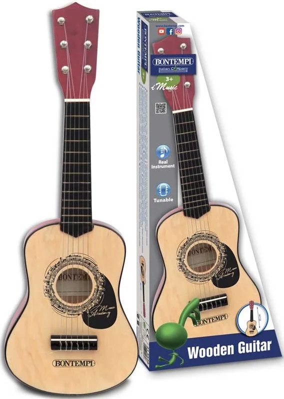 BONTEMPI WOODEN GUITAR 55 CM