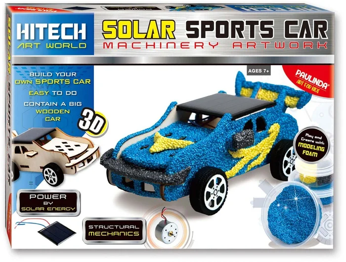 Bouwpakket 3D Solar Sportwagen