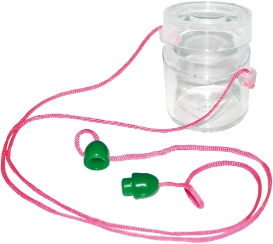 Box with magnifying glass, small-sized