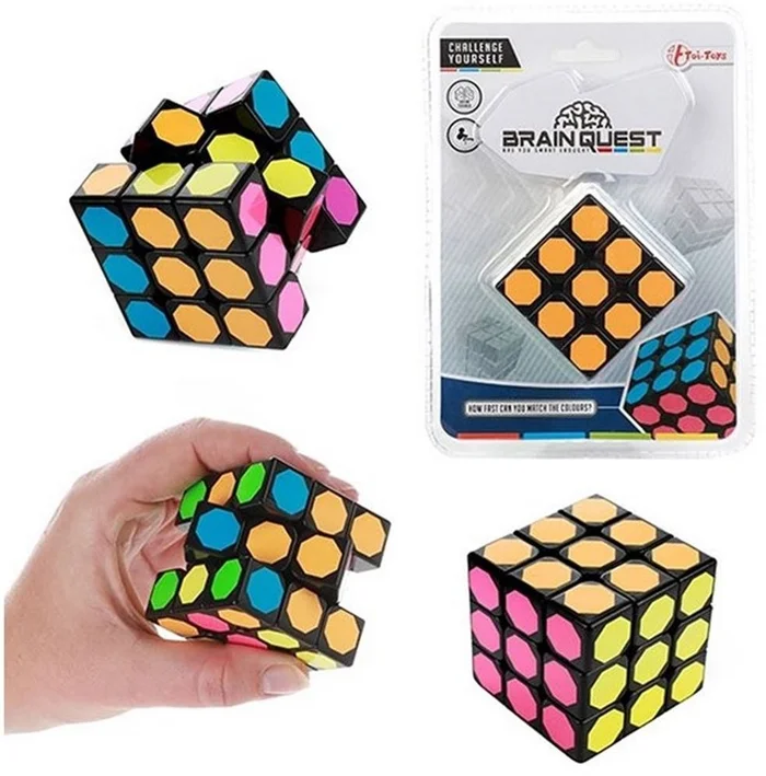 BRAIN QUEST Magische puzzel kubus Octagon 14x20cm