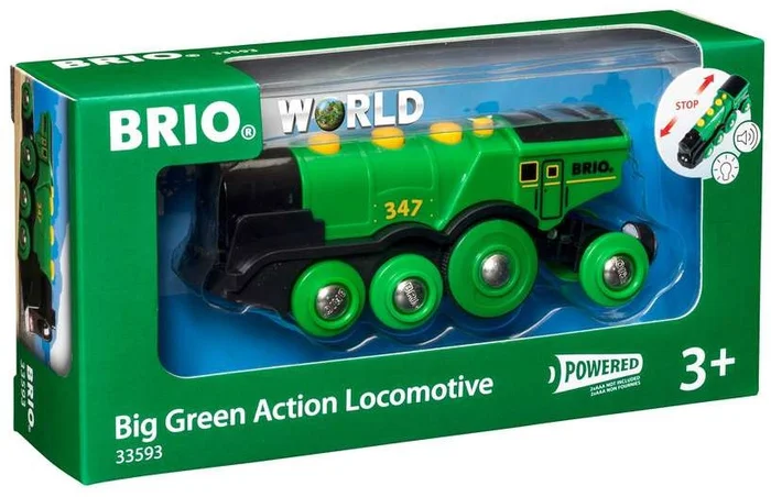 BRIO Grüner Gustav Batterielok