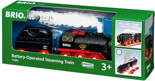 BRIO® World – Batterie-Dampflok mit Wassertank