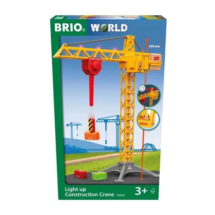 BRIO® World – Großer Baukran mit Licht