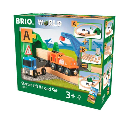 BRIO® World – Starterset Güterzug mit Kran