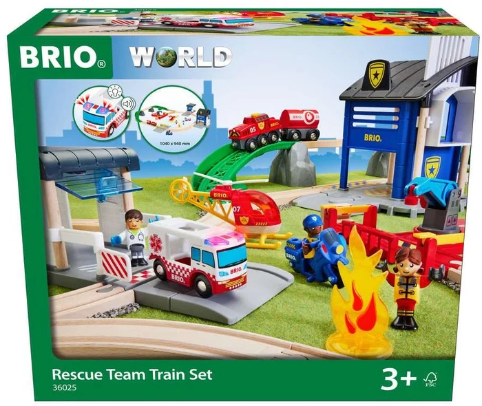 Brio Rescue Team Train Set