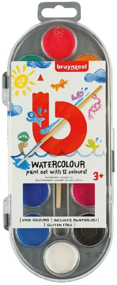Bruynzeel Bruynzeel 12 Aquarell-Farbpunkte 60152012